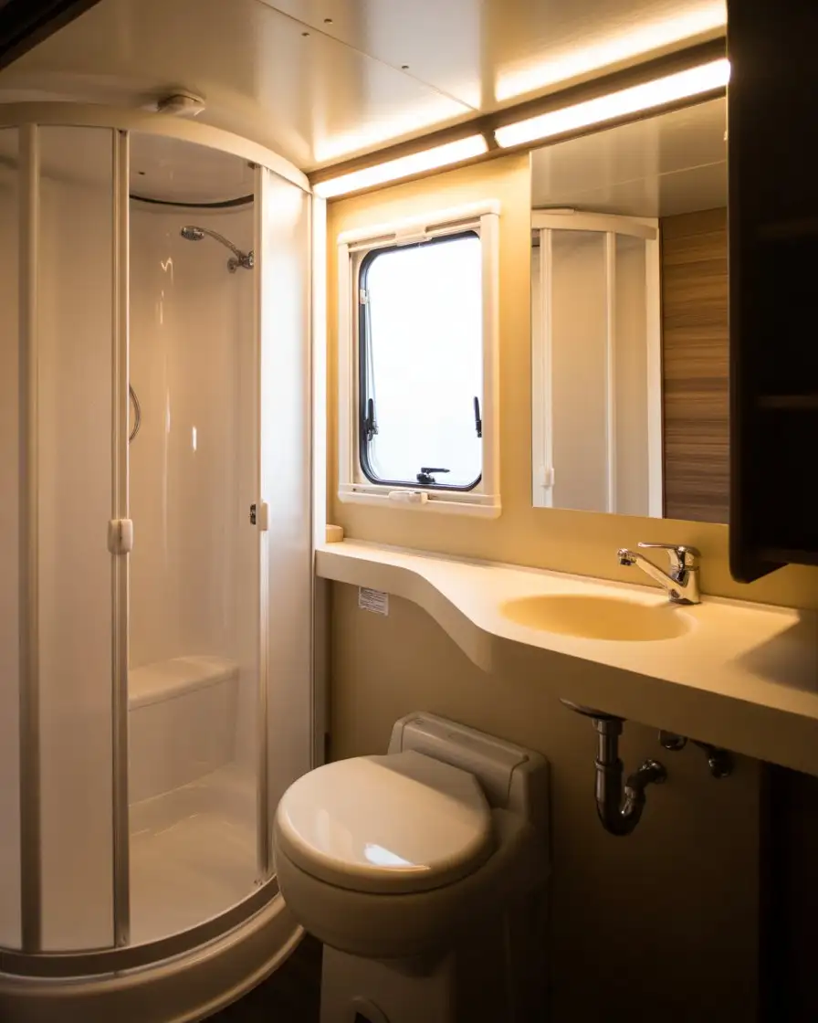 Lightweight Caravan Bathroom Installation
