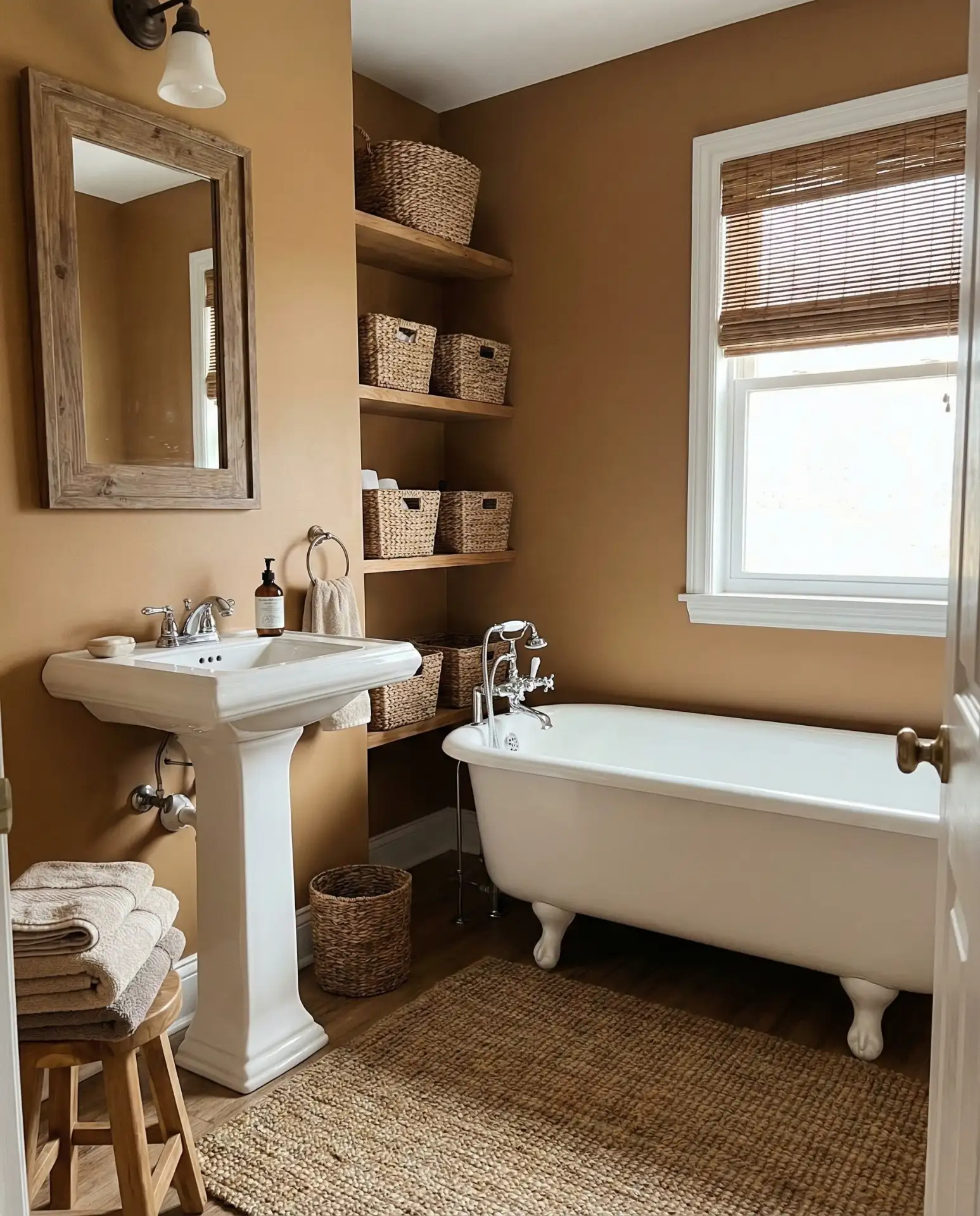 Warm Caramel with White Fixtures 2