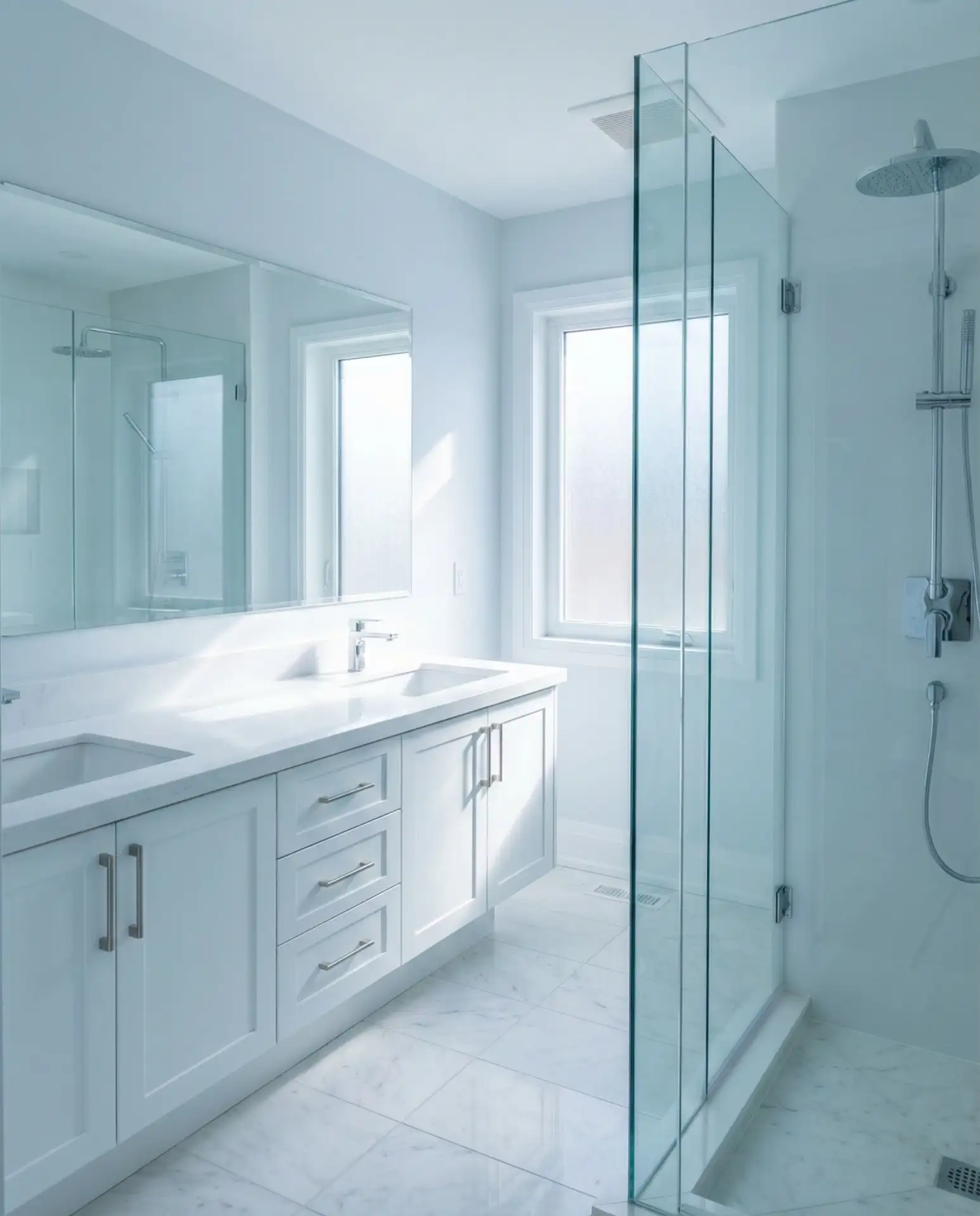 Icy Blue-White with Silver Accents 1