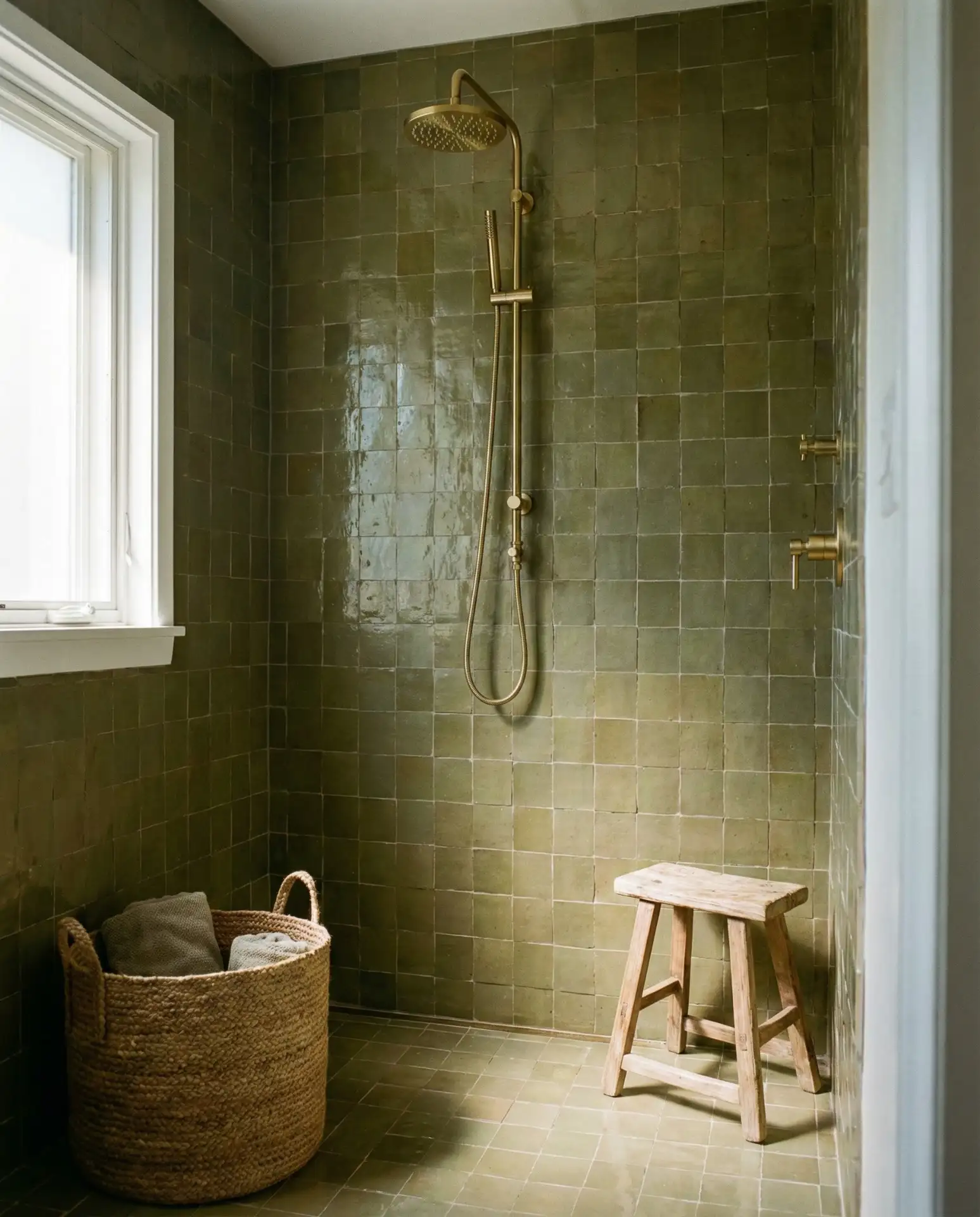 Olive Green Zellige Tiles for Texture 1