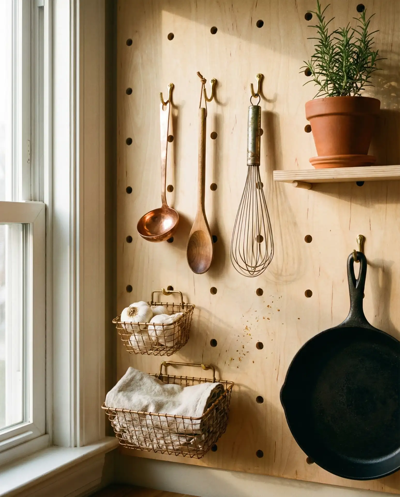 Pegboard Wall Organization 1