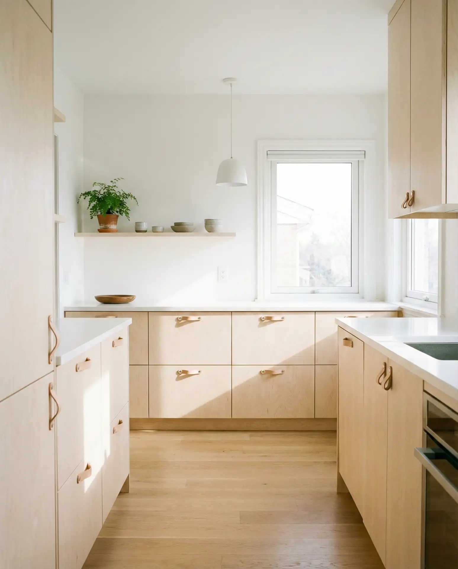 Clean Scandinavian Style with Light Wood Elements