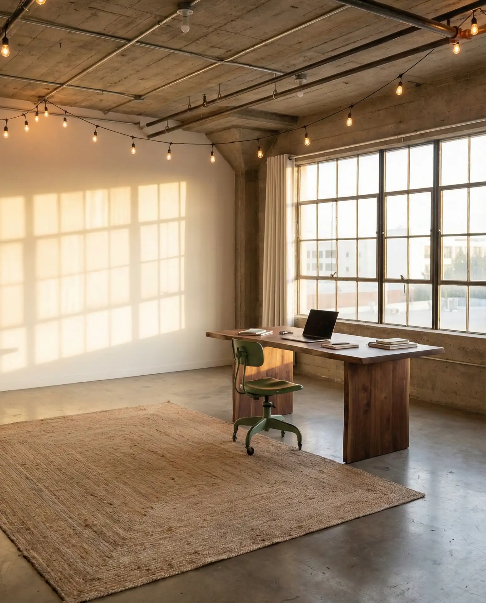 Cool Industrial Concrete and Wood Mix 1