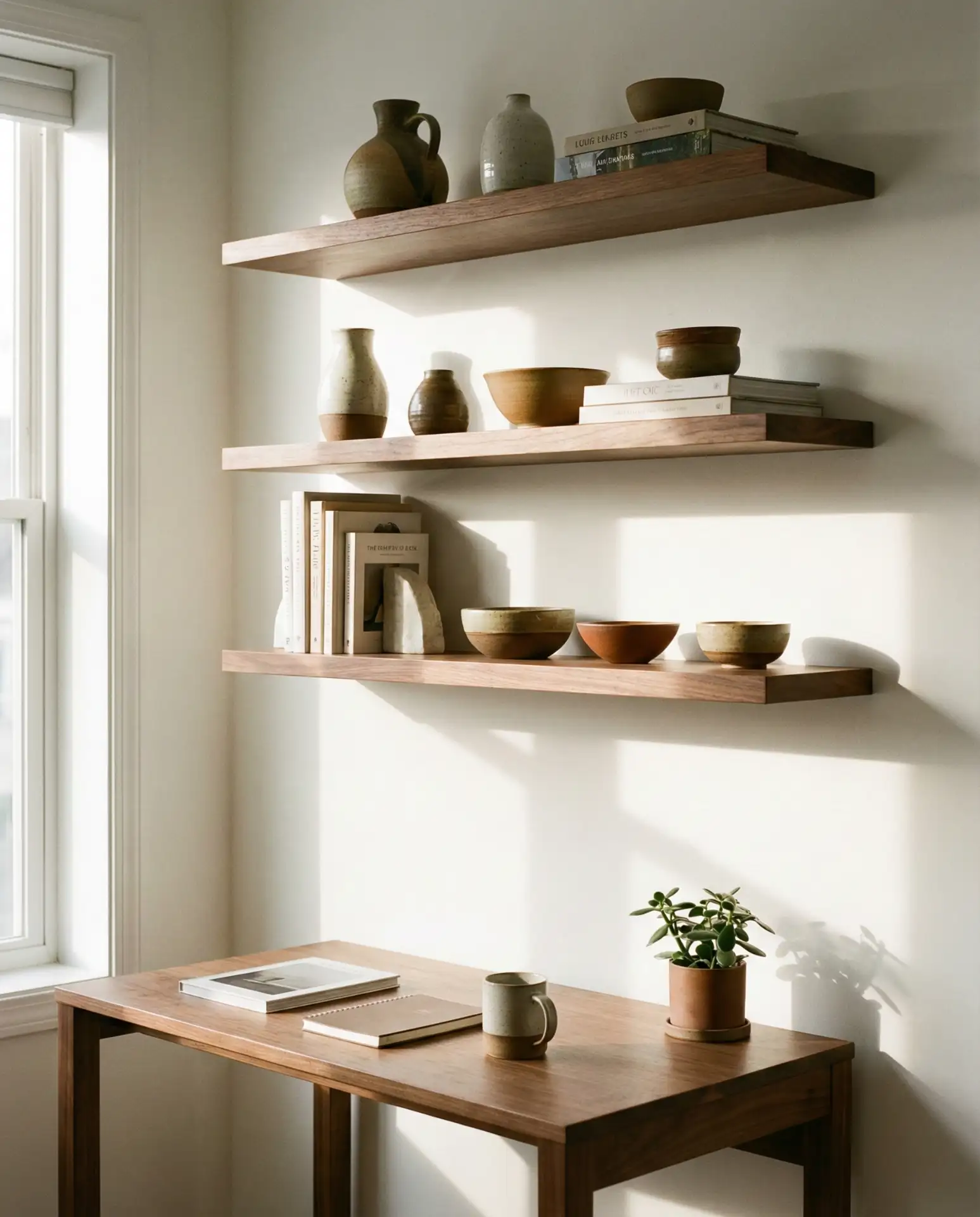 Contemporary Floating Shelf System 2