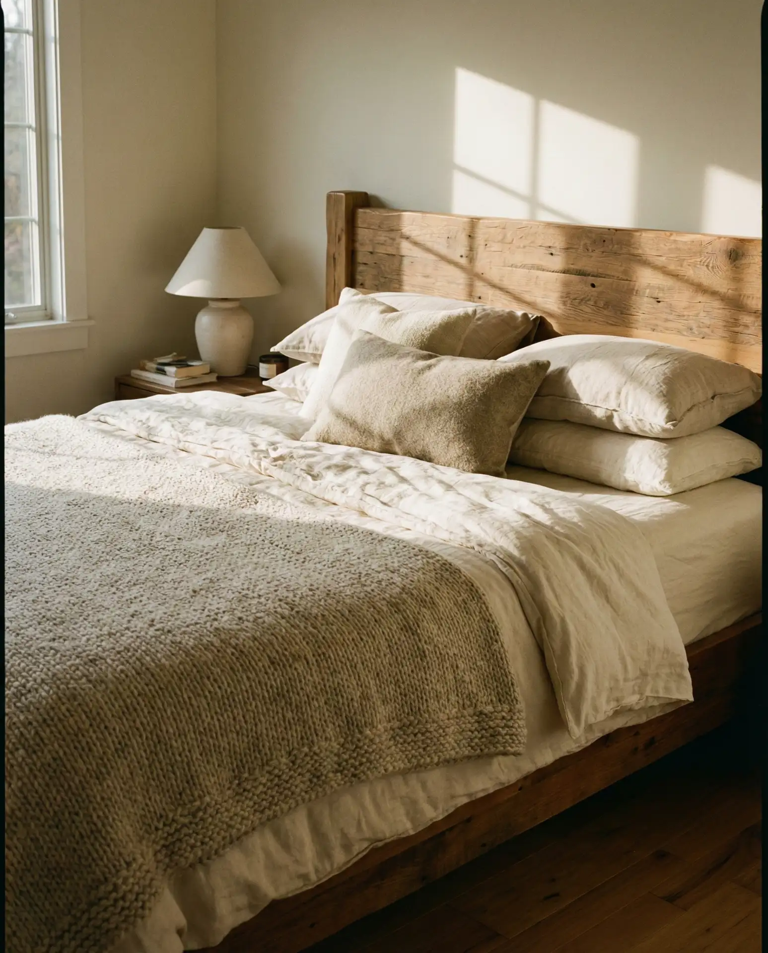 Layered Neutral Textiles for Ultimate Comfort 1