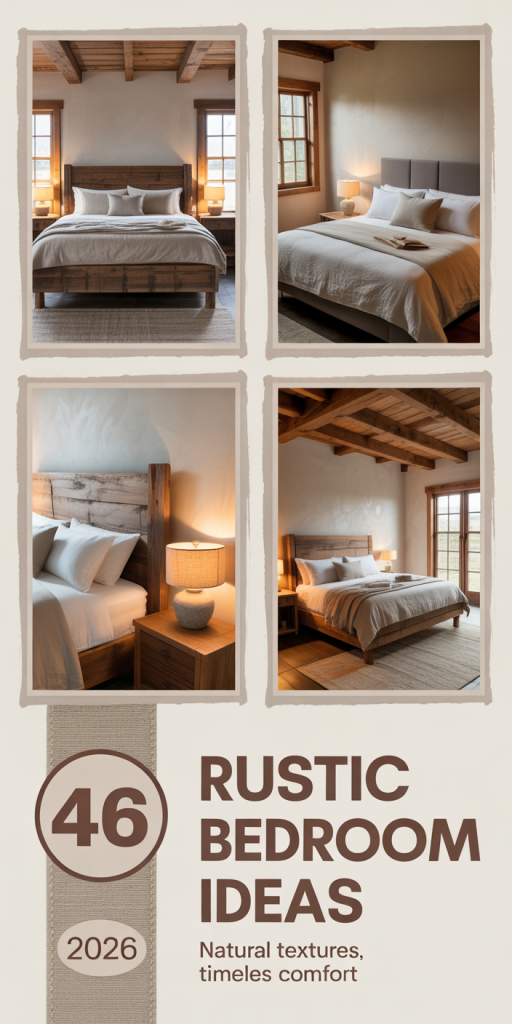 Rustic Bedroom Design Inspiration