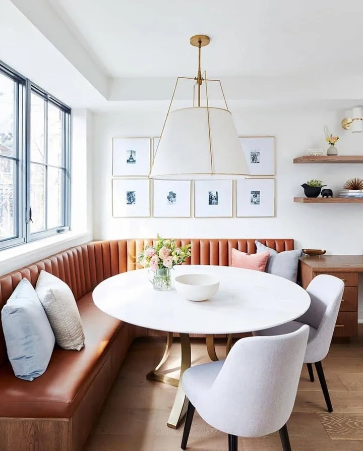 cozy breakfast nook dining