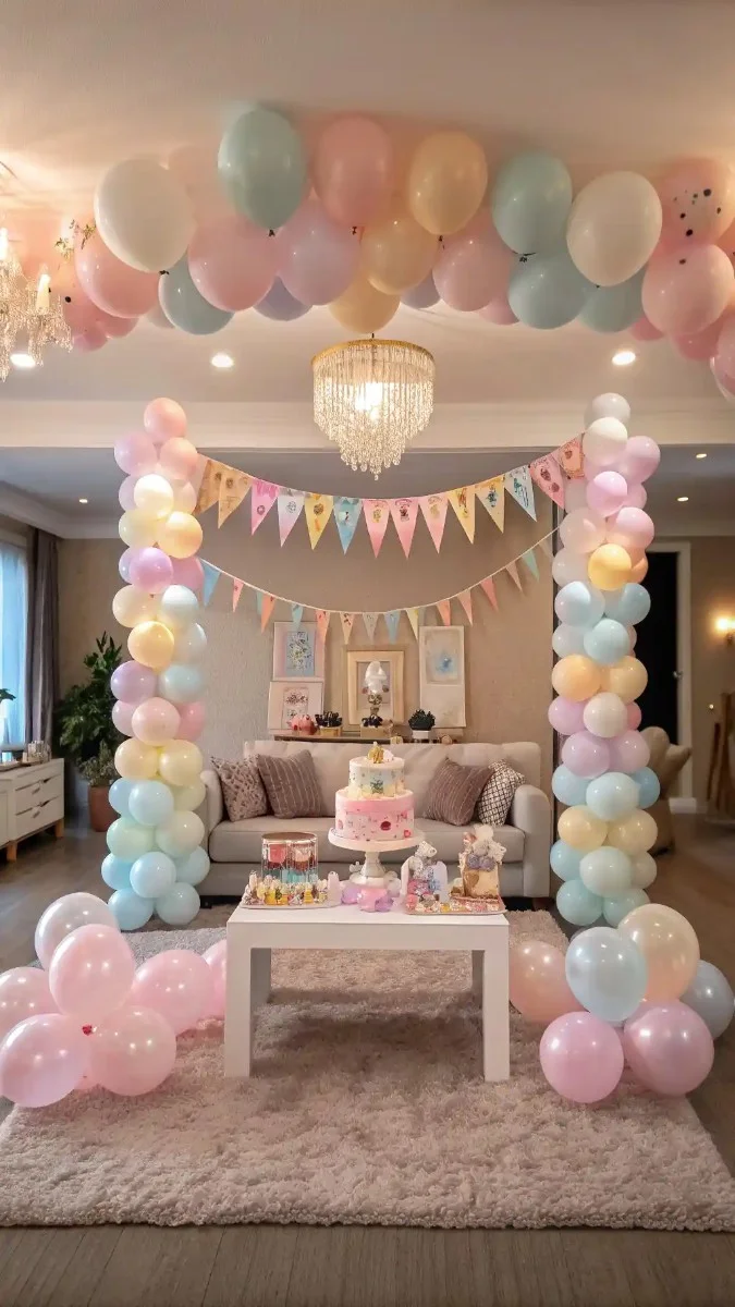living room birthday decorations kids 6
