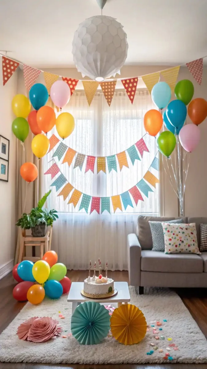 living room birthday decorations kids 14