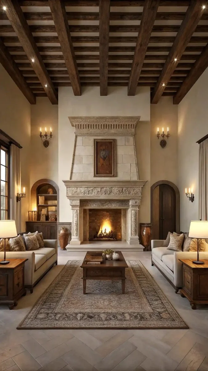 tuscan decorating living room 2