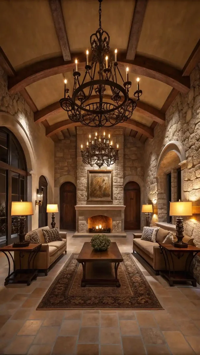 tuscan decorating living room 8