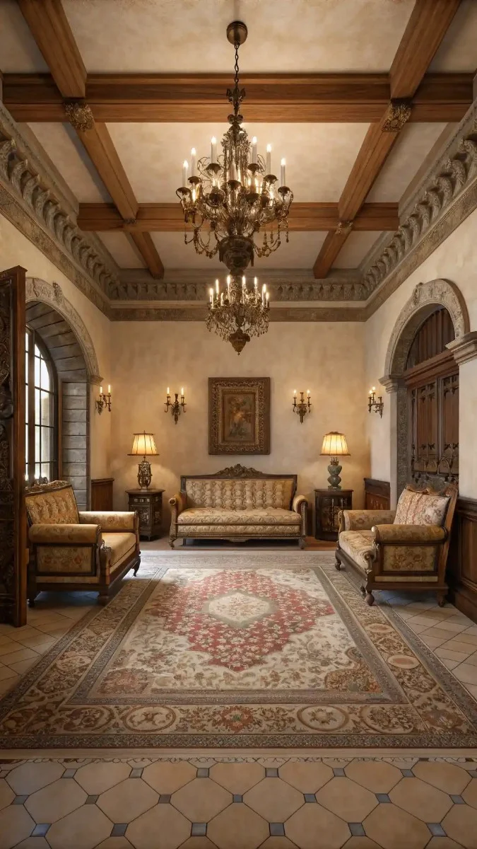 tuscan decorating living room 12