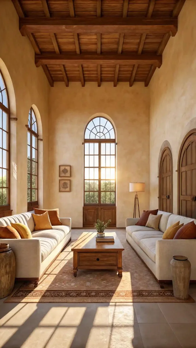 tuscan decorating living room 21