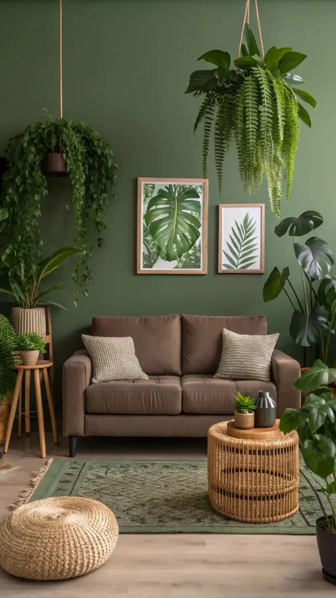 dark beige sofa living room ideas decor 4