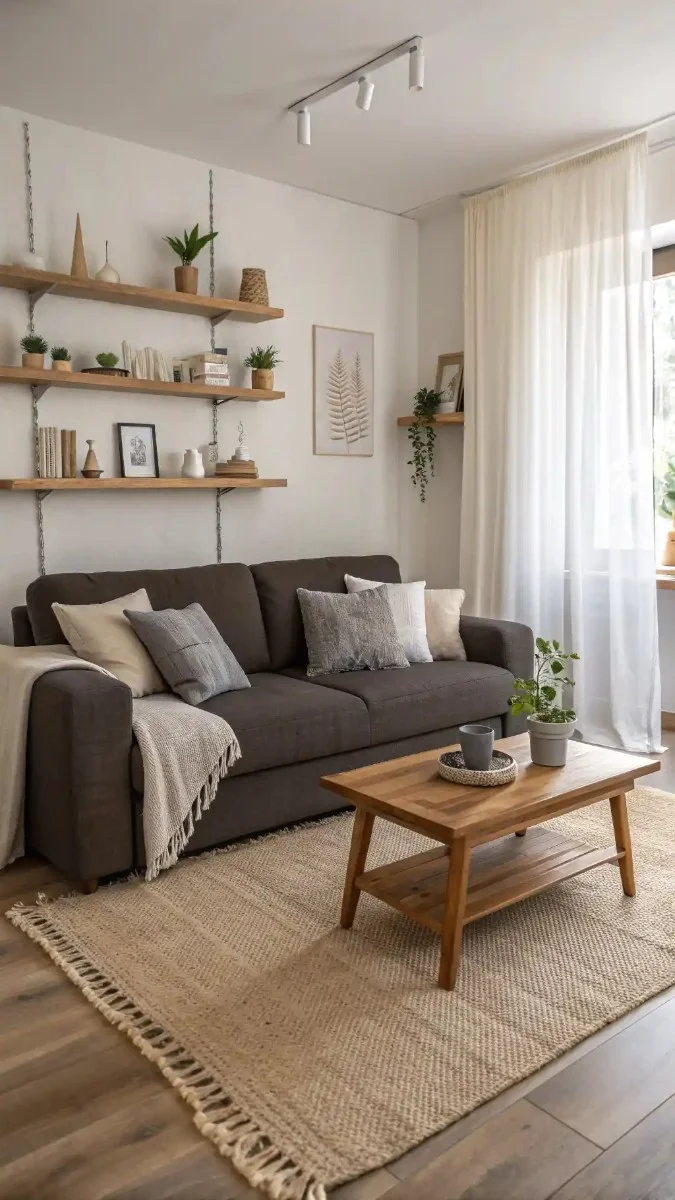 dark beige sofa living room ideas decor 13