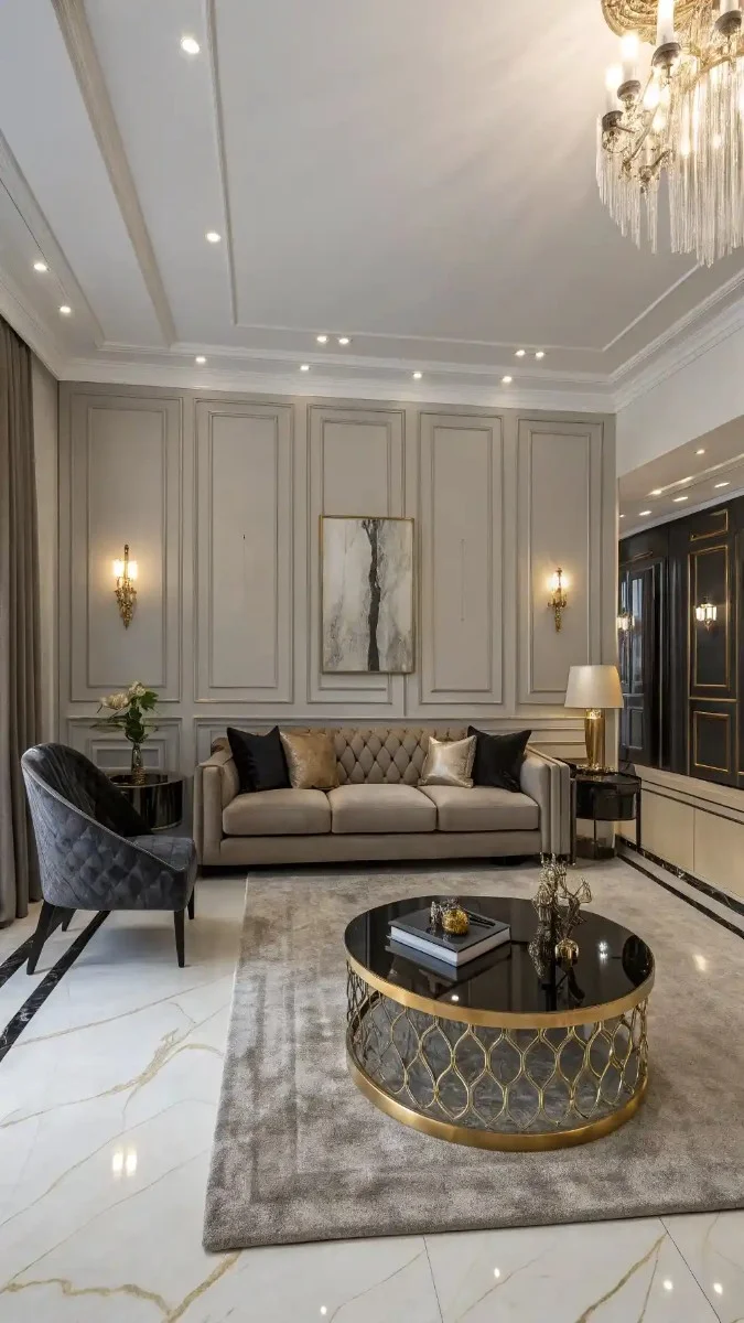 dark beige sofa living room ideas decor 16