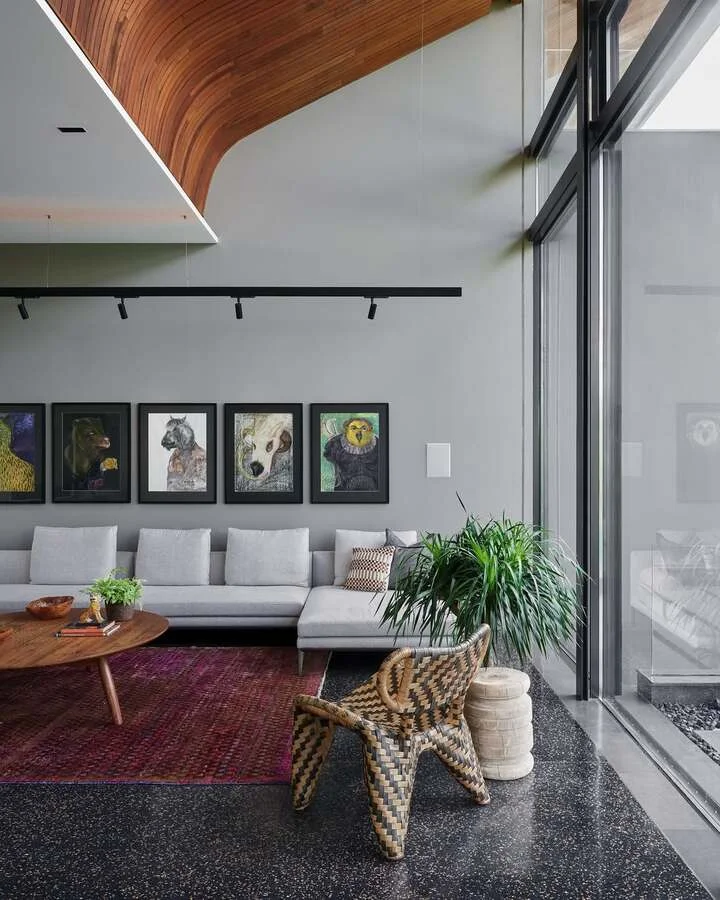 terrazzo flooring living room