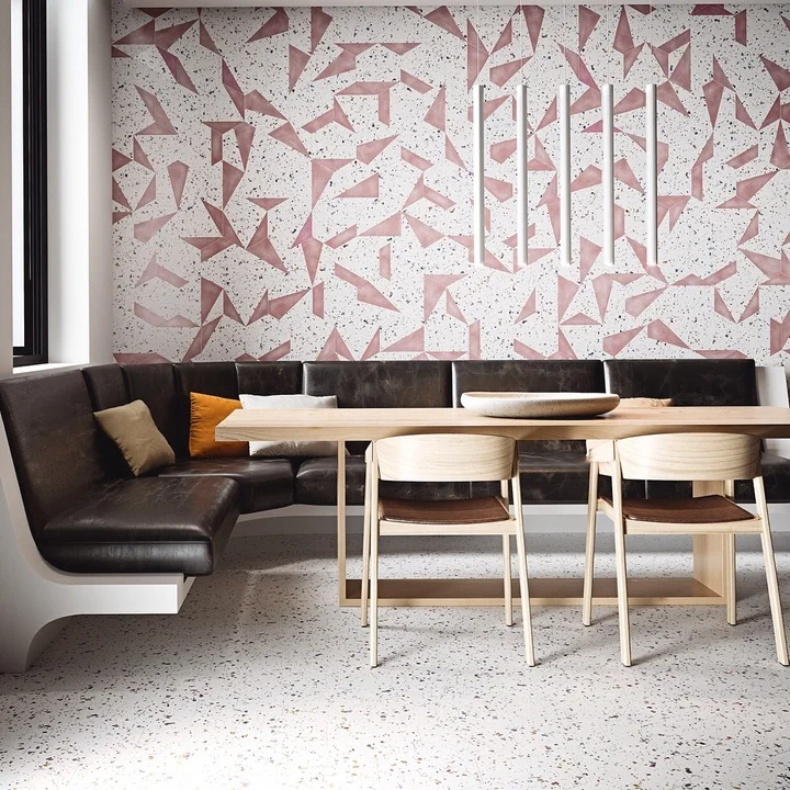 terrazzo flooring living room