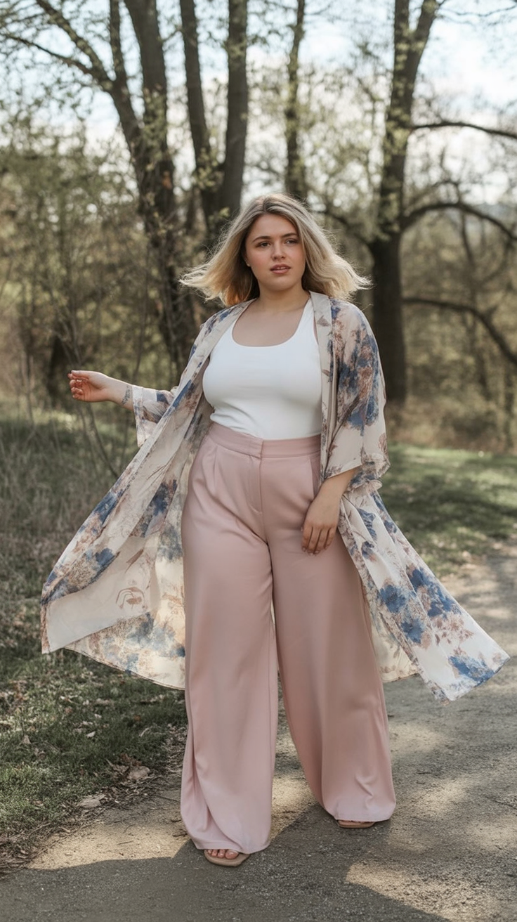 Floral layered outfit