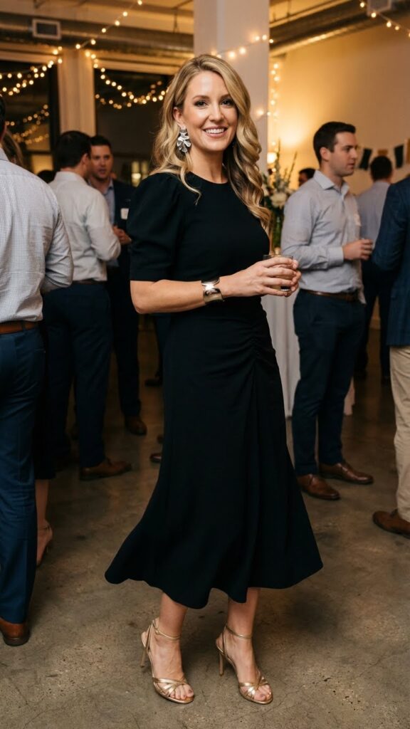 Little black dress for holiday party