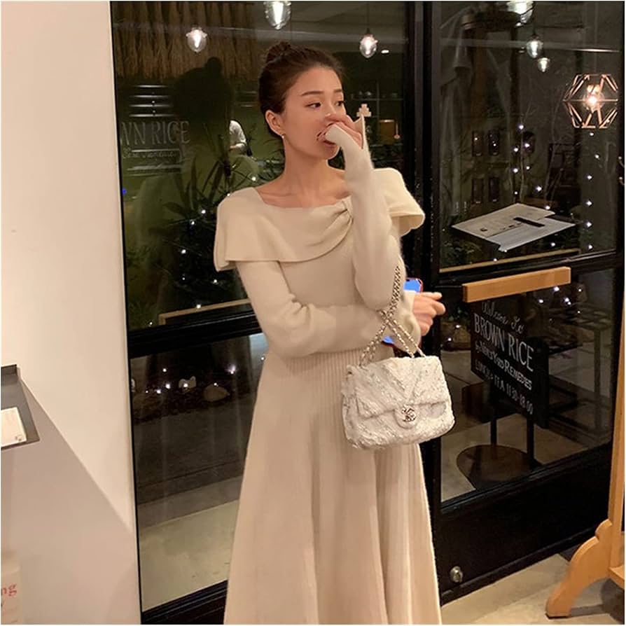 Lightweight Knit Dress For Office