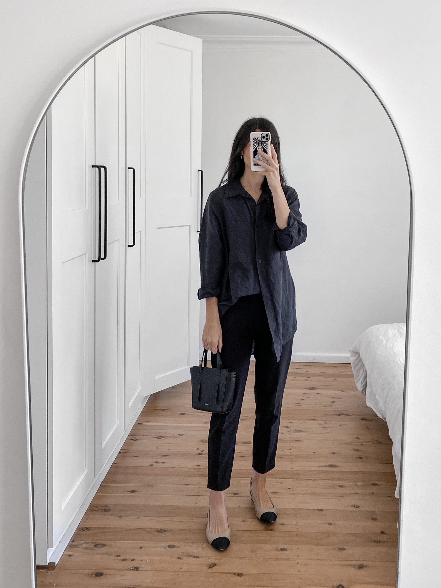 Oversized Shirt with Tailored Trousers
