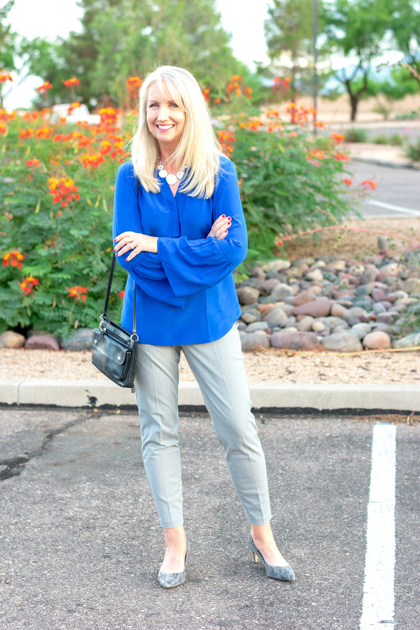 Casual Blouse and Pull-On Pants