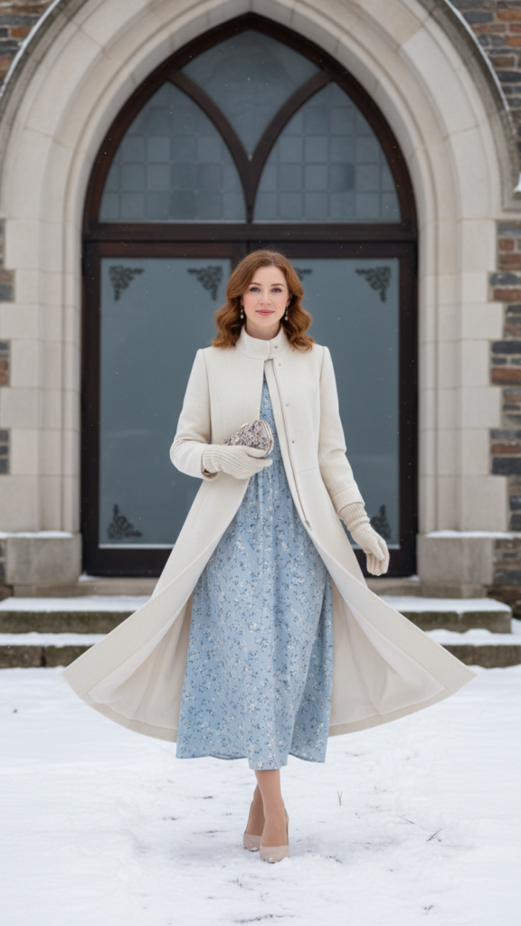 Winter coat that transitions indoors