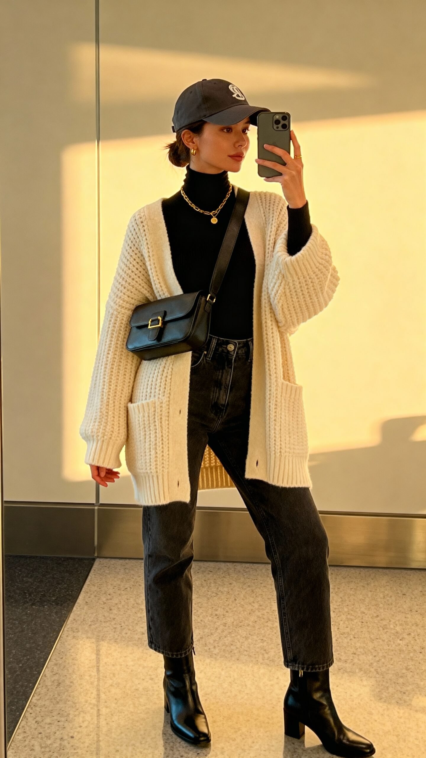 cozy layered comfort for travel