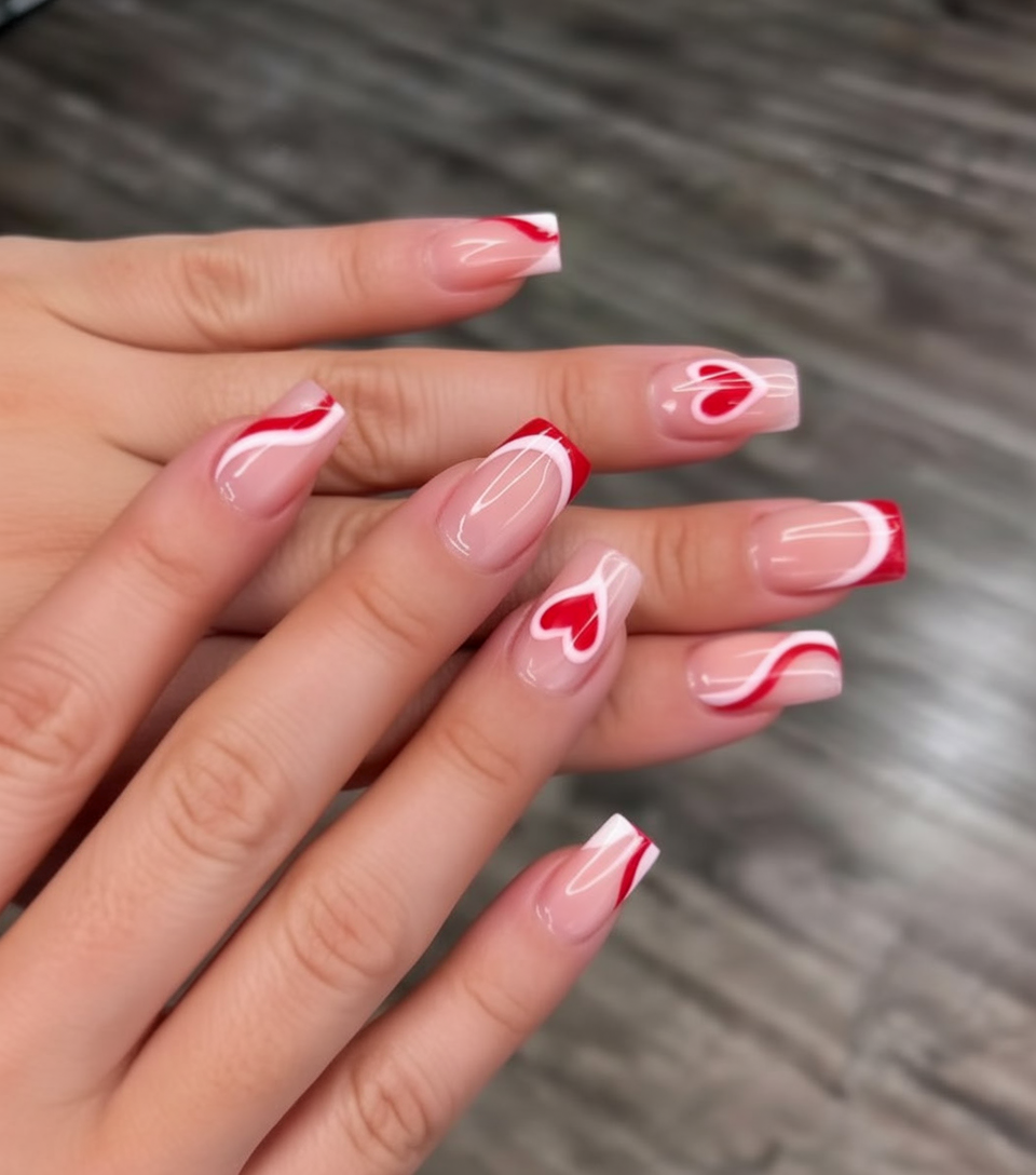 Swirled hearts <a href=