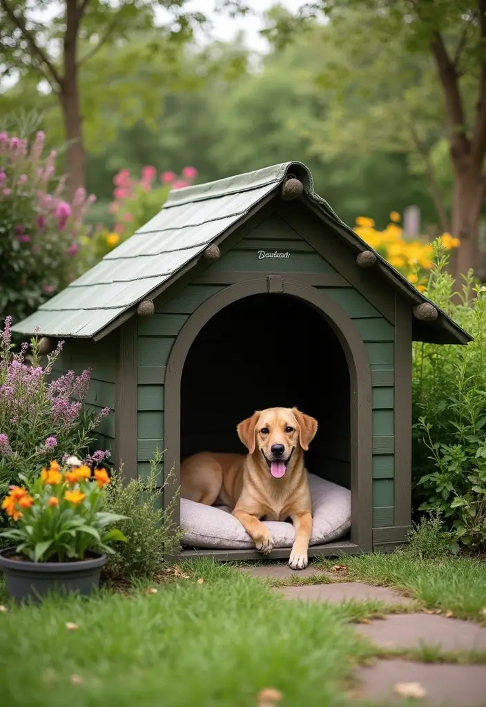 Modern Shade Canopy Kennel