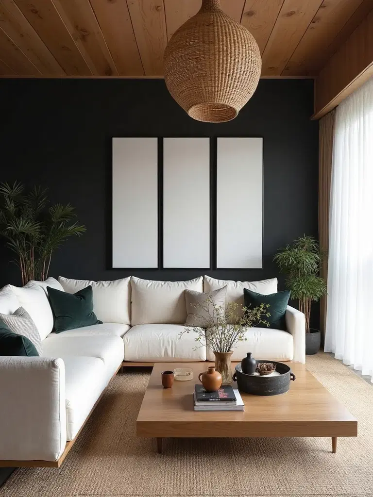 balance in Japandi furniture styles