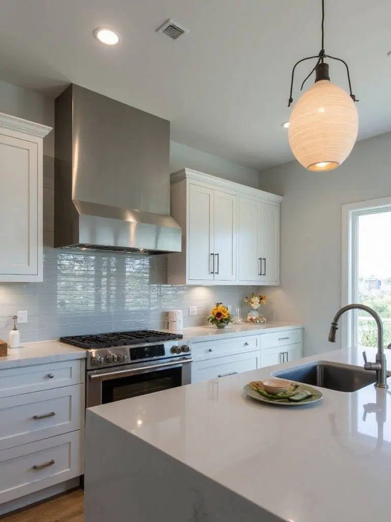 modern glass backsplash sophistication