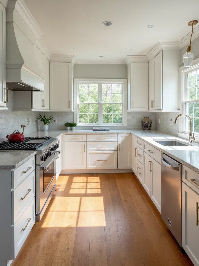 classic versatile hardwood kitchen flooring