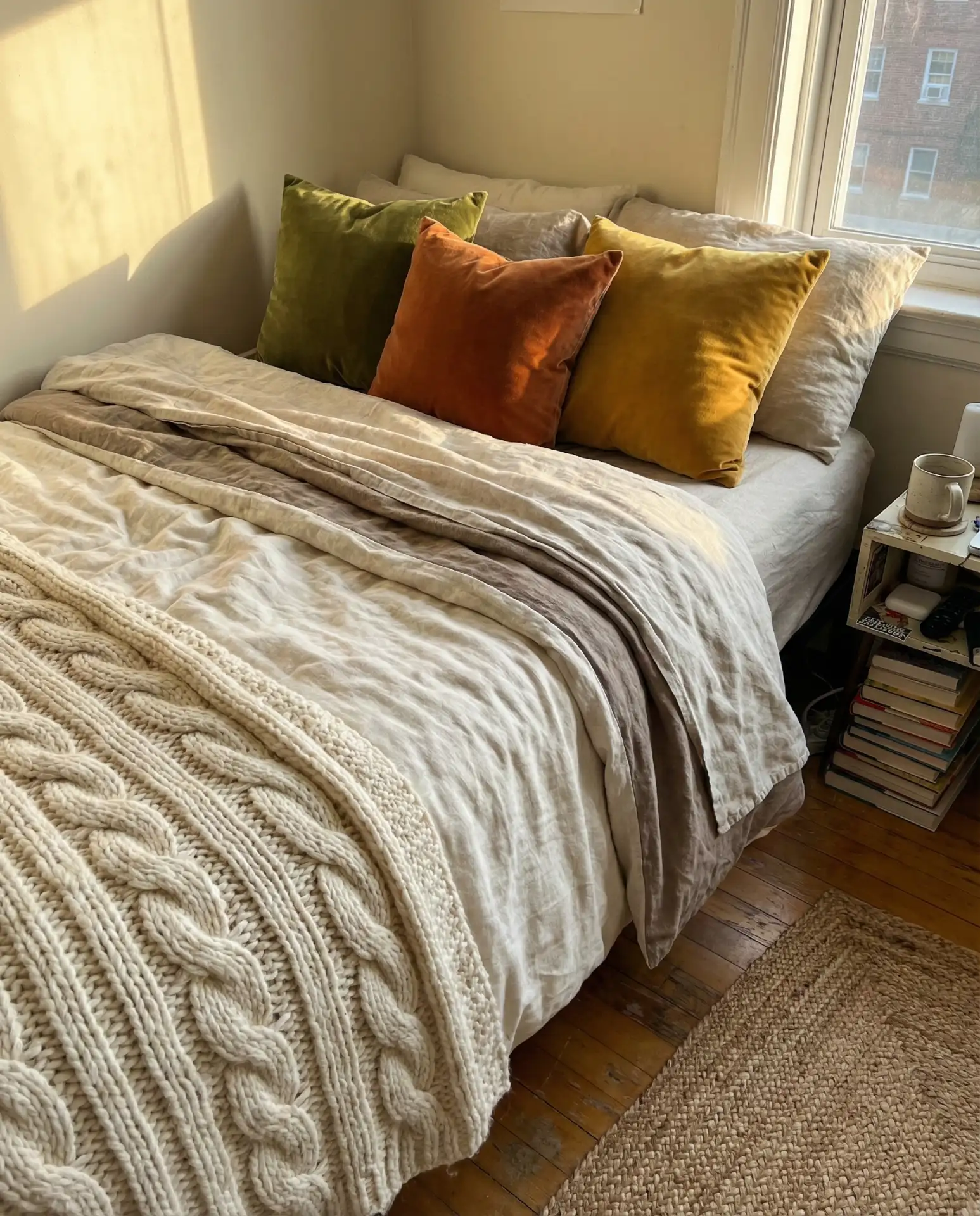 Layered Textiles for Cozy Bedroom Warmth 1