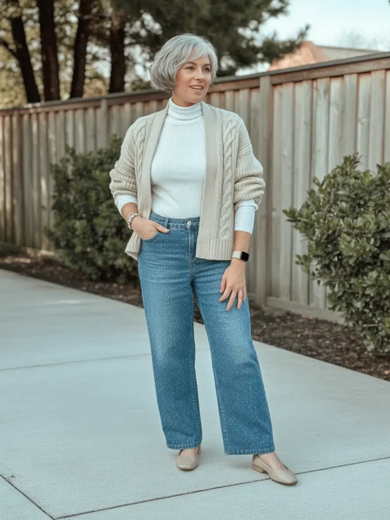 Cozy Knit and Denim