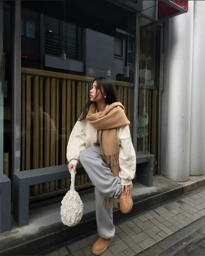 Casual urban outfit with Ugg boots