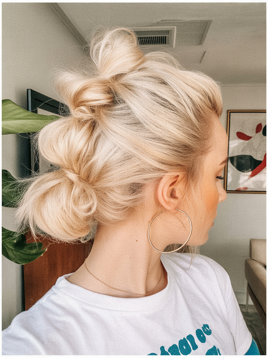 Double Bun Updo