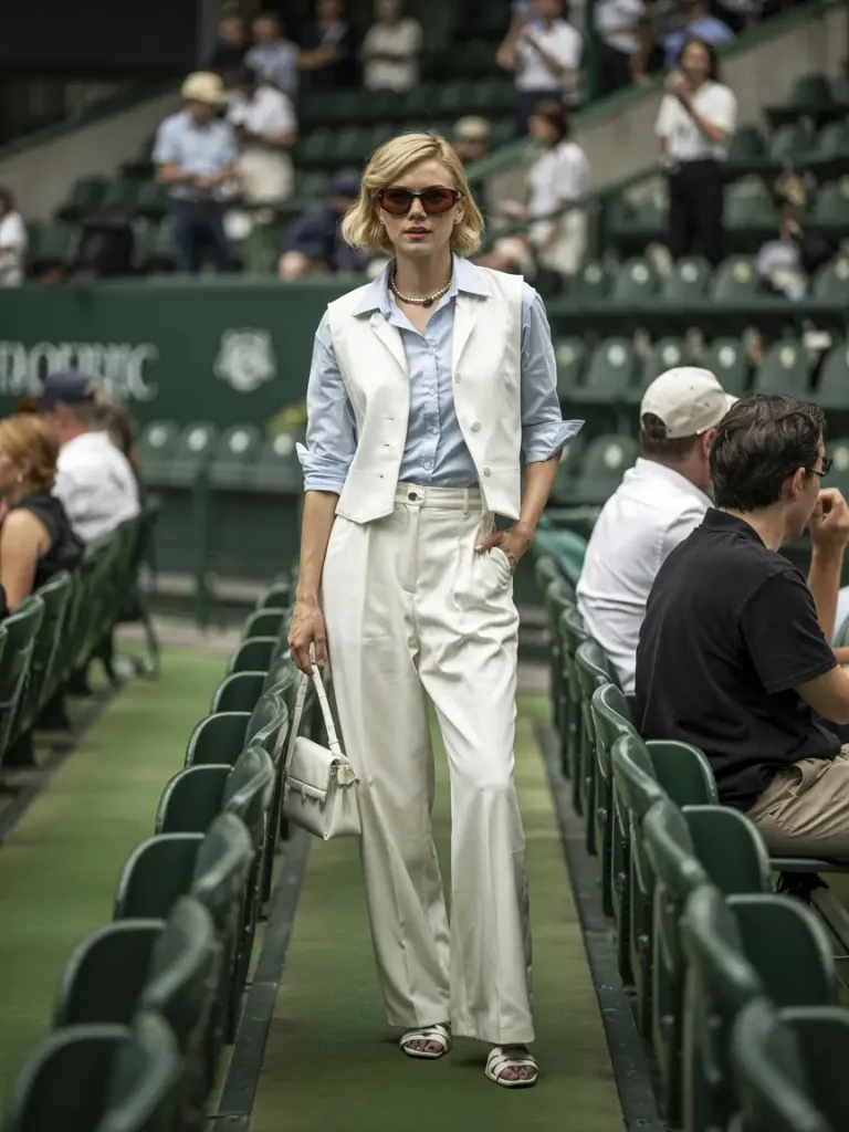 White Tailoring Outfit