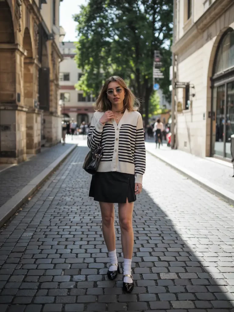 Striped Cardigan Outfit