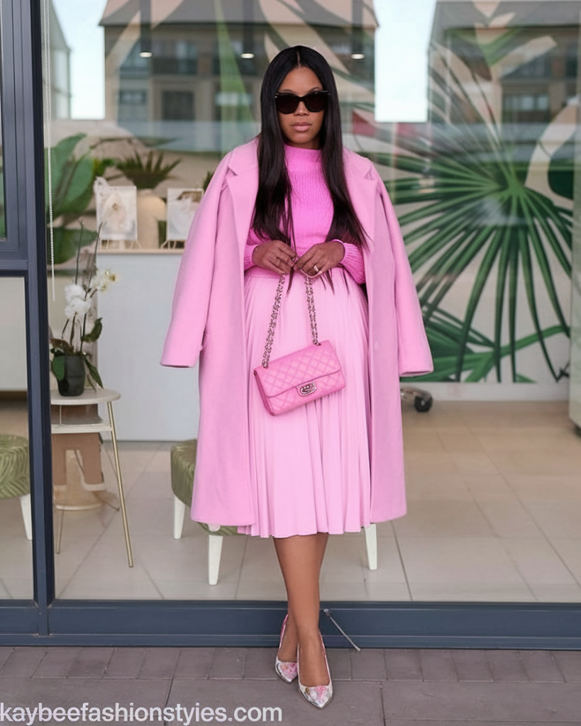 Monochrome Pink Easter Outfit