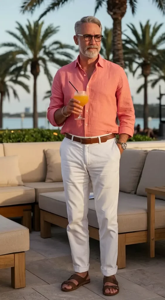 Linen shirt fall casual