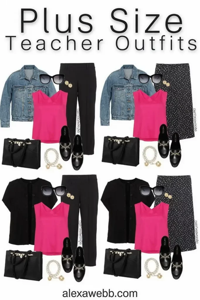 Plus size teacher outfits
