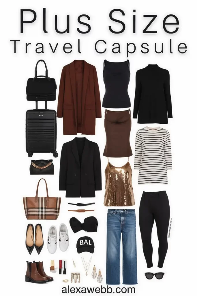 Travel capsule wardrobe