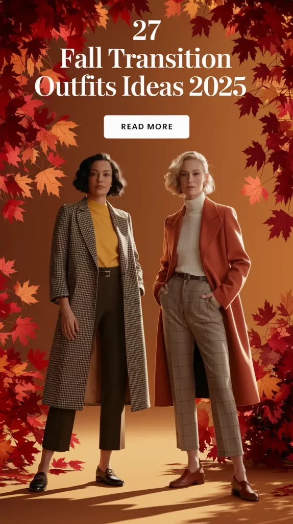 Fall transitional layered fashion