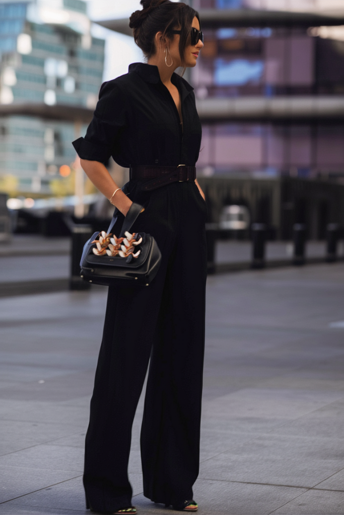 Monochrome black outfit