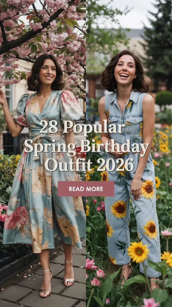 Elegant spring birthday outfit inspiration