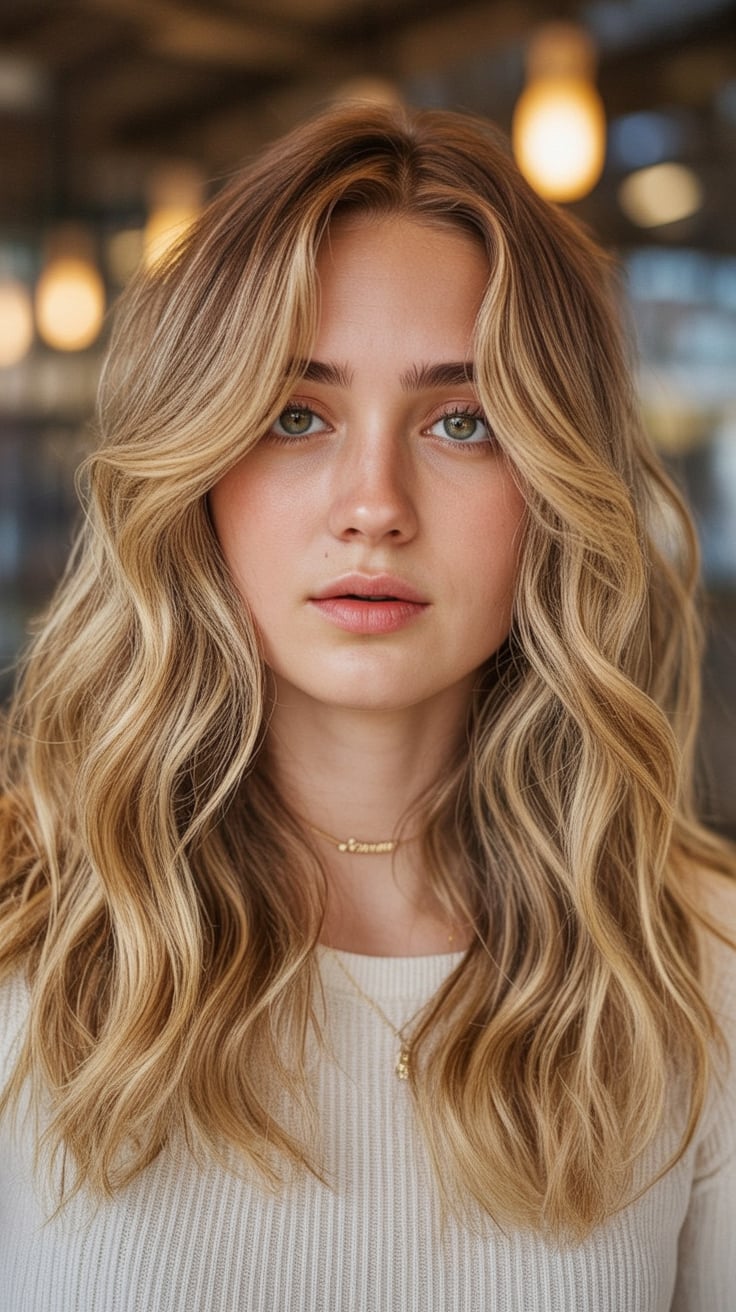 Classic dirty blonde waves