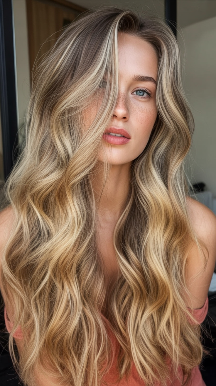 Airy dirty blonde waves