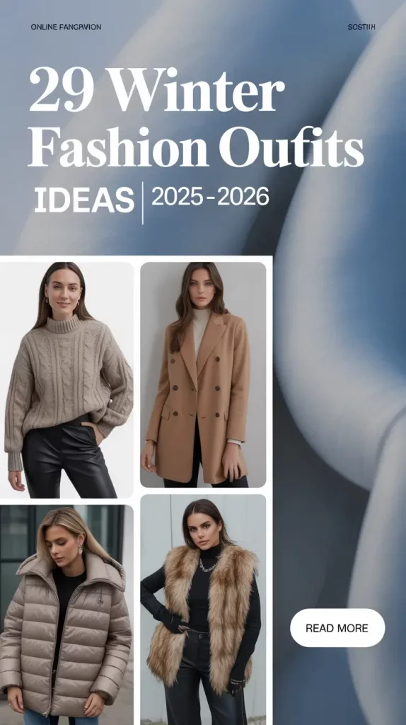 Winter Fashion Collage